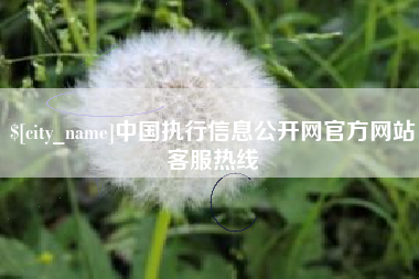 鹿邑中国执行信息公开网官方网站客服热线