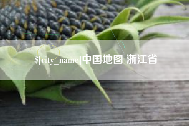 鹿邑中国地图 浙江省
