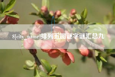 鹿邑排列五图谜字谜汇总九