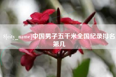 鹿邑中国男子五千米全国纪录排名第几
