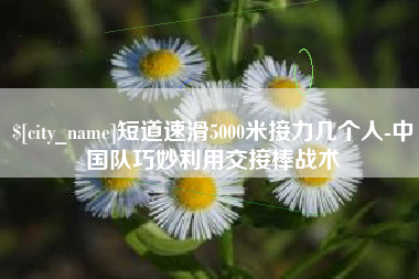 鹿邑短道速滑5000米接力几个人-中国队巧妙利用交接棒战术