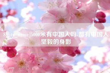 鹿邑5000米有中国人吗-都有中国人坚毅的身影