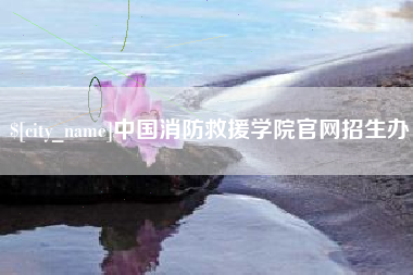 鹿邑中国消防救援学院官网招生办