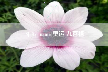 鹿邑奥运 九宫格