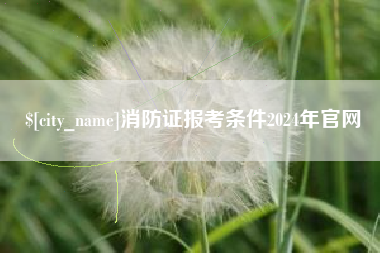 鹿邑消防证报考条件2024年官网