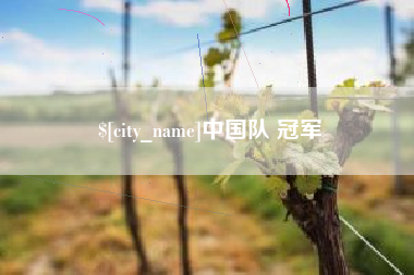 鹿邑中国队 冠军