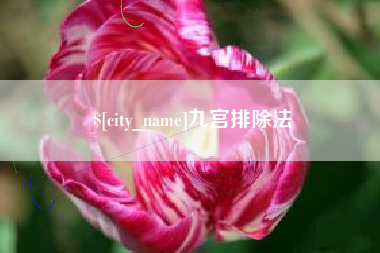 鹿邑九宫排除法