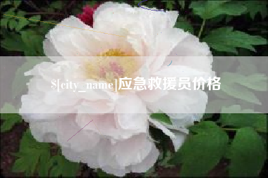 鹿邑应急救援员价格