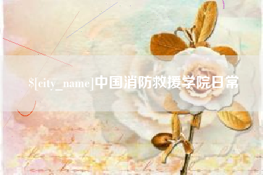 鹿邑中国消防救援学院日常