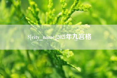 鹿邑202l年九宫格