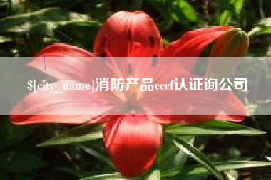 鹿邑消防产品cccf认证询公司