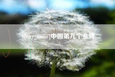 鹿邑中国第九个金牌
