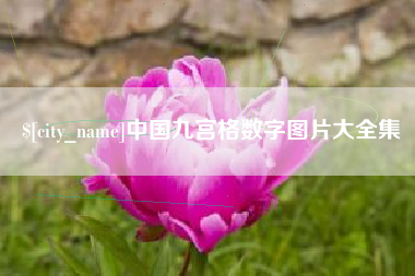 鹿邑中国九宫格数字图片大全集