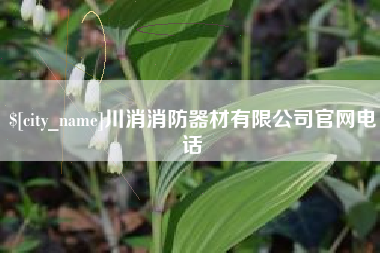 鹿邑川消消防器材有限公司官网电话