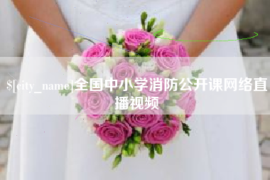 鹿邑全国中小学消防公开课网络直播视频