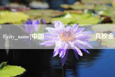鹿邑中国🇨🇳几枚金牌
