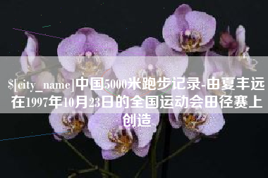 鹿邑中国5000米跑步记录-由夏丰远在1997年10月23日的全国运动会田径赛上创造