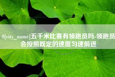 鹿邑五千米比赛有领跑员吗-领跑员会按照既定的速度匀速前进