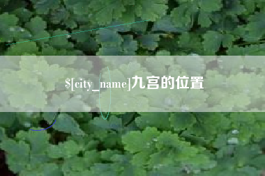 鹿邑九宫的位置