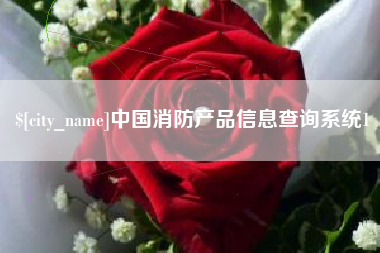 鹿邑中国消防产品信息查询系统1