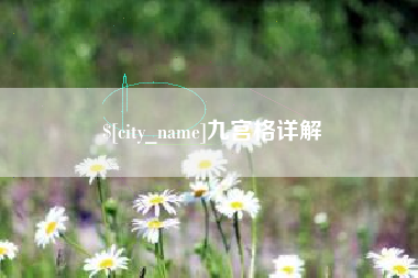 鹿邑九宫格详解