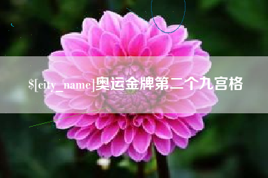 鹿邑奥运金牌第二个九宫格