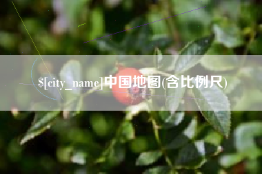 鹿邑中国地图(含比例尺)