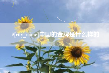 鹿邑中国的金牌是什么样的