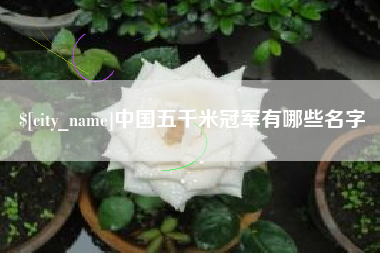 鹿邑中国五千米冠军有哪些名字