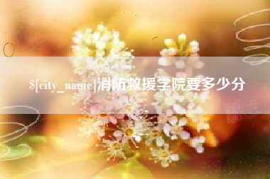 鹿邑消防救援学院要多少分